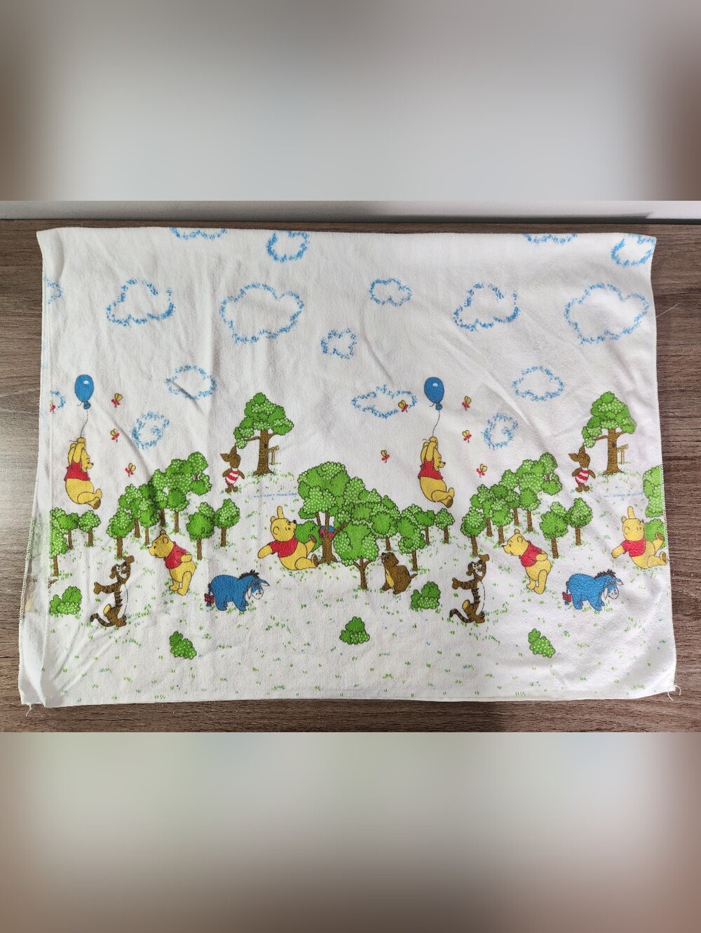 Vintage Disney Winnie the Pooh Baby Receiving Blanket